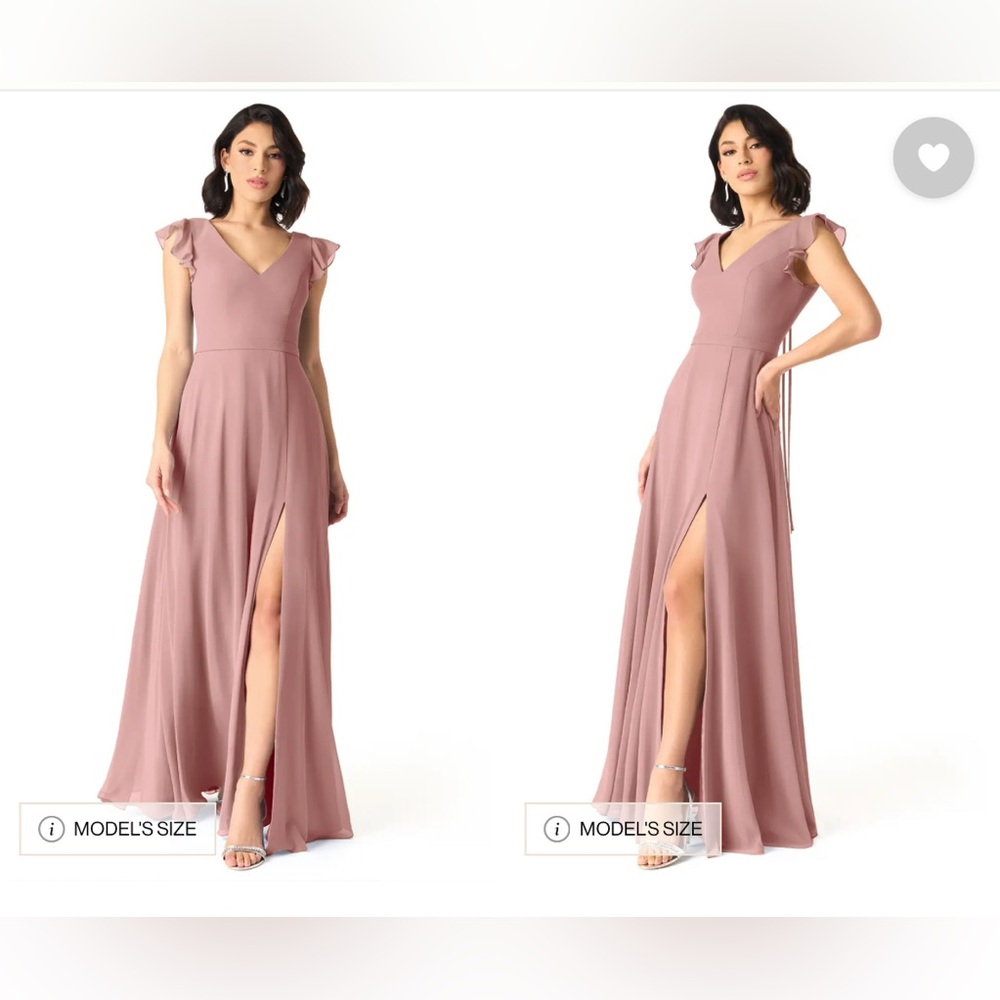 Azazie Claudine Dress in Dusty Rose